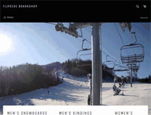 Tablet Screenshot of flipsideboardshop.com